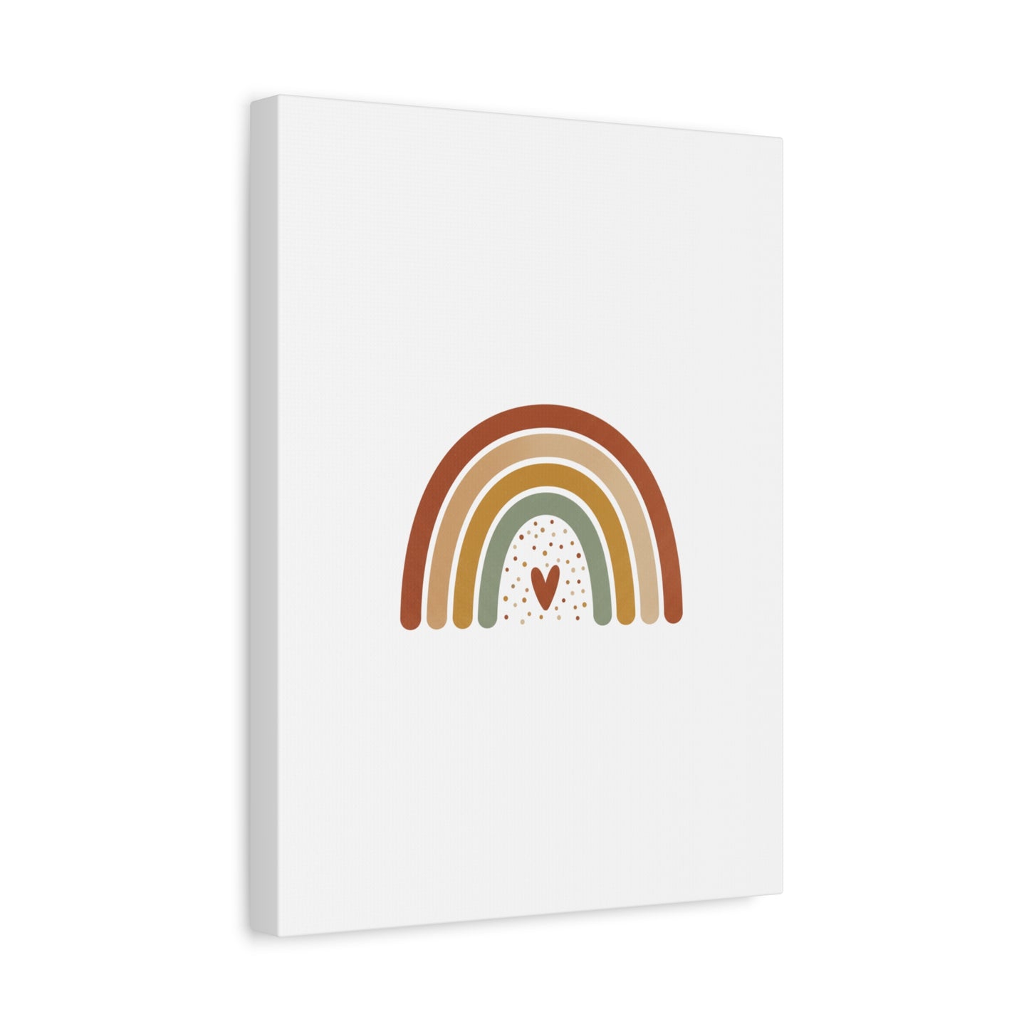 Neutral Rainbow Canvas, Boho Muted Rainbow Nursery Wall Art | Desert Arc Print