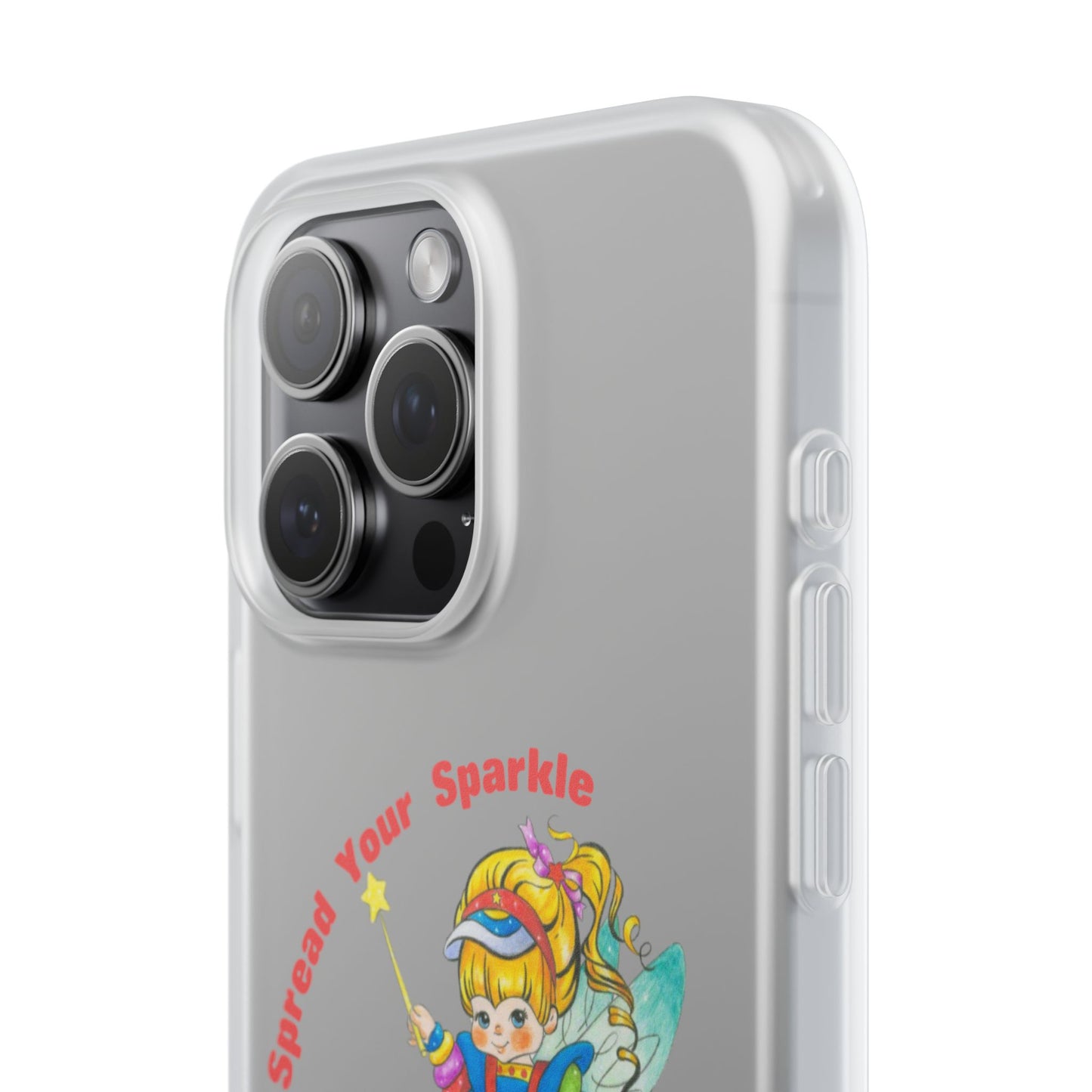 Rainbow Brite Phone Case — "Spread Your Sparkle Wherever You Go" iPhone Flexi Case