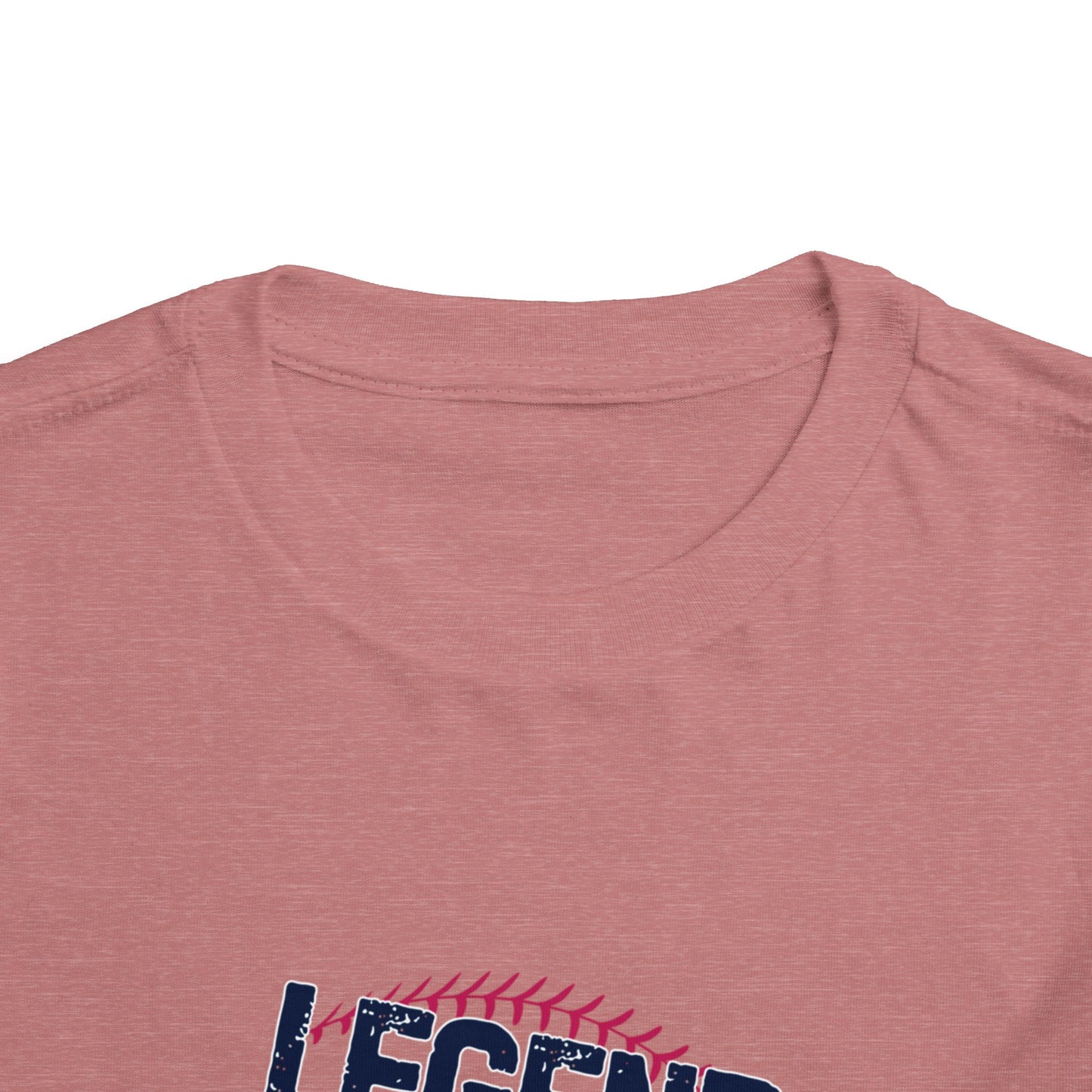 Toddler Tee "Legends Never Die" Vintage Baseball Photo