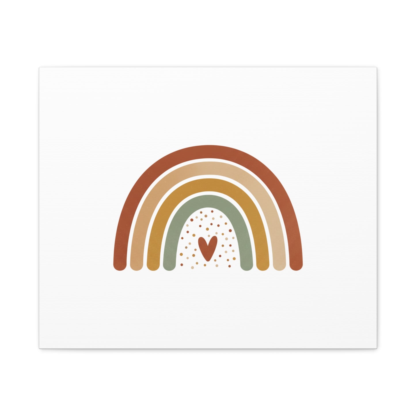 Neutral Rainbow Canvas, Boho Muted Rainbow Nursery Wall Art | Desert Arc Print