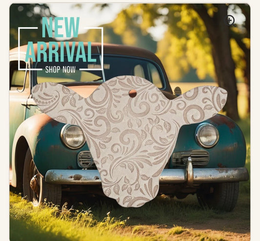 100% Full-Grain Vegetable-Tanned Leather Car Freshies