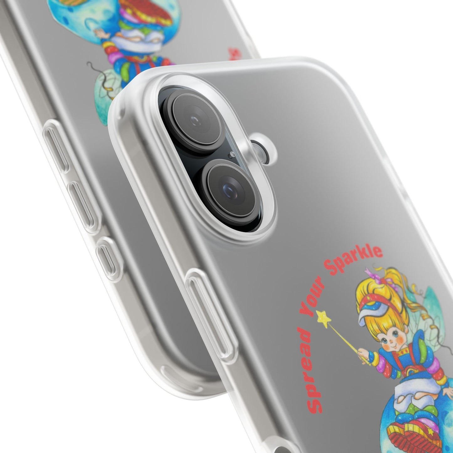 Rainbow Brite Phone Case — "Spread Your Sparkle Wherever You Go" iPhone Flexi Case