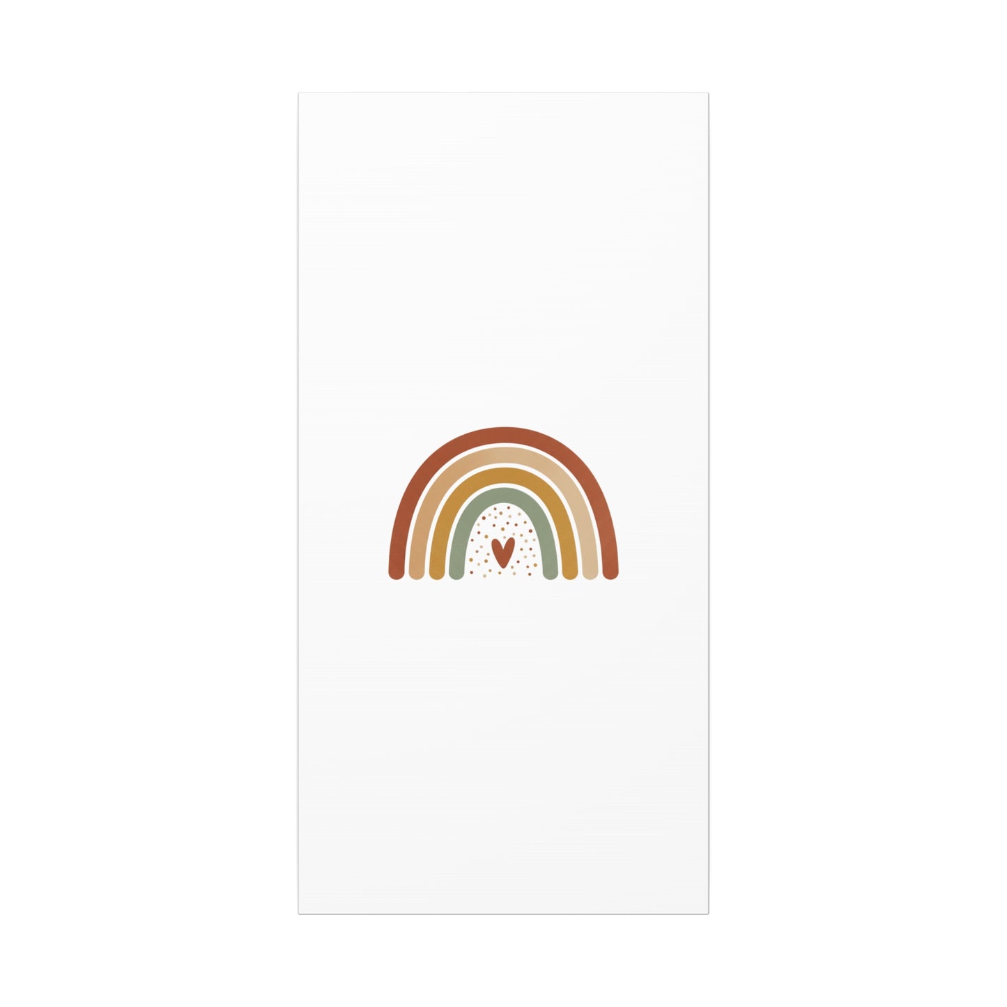 Neutral Rainbow Canvas, Boho Muted Rainbow Nursery Wall Art | Desert Arc Print