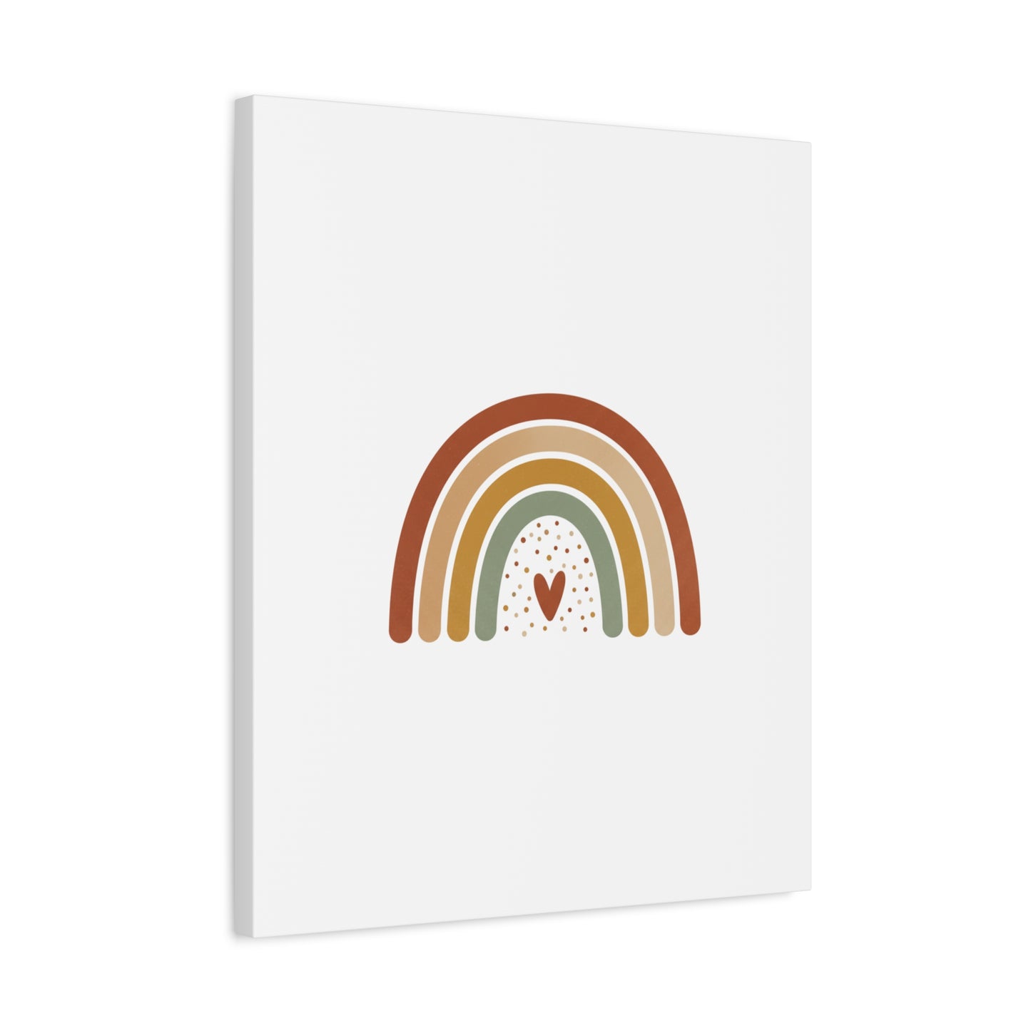 Neutral Rainbow Canvas, Boho Muted Rainbow Nursery Wall Art | Desert Arc Print