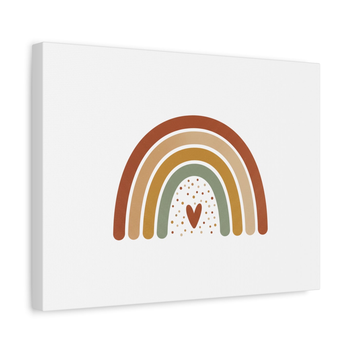 Neutral Rainbow Canvas, Boho Muted Rainbow Nursery Wall Art | Desert Arc Print