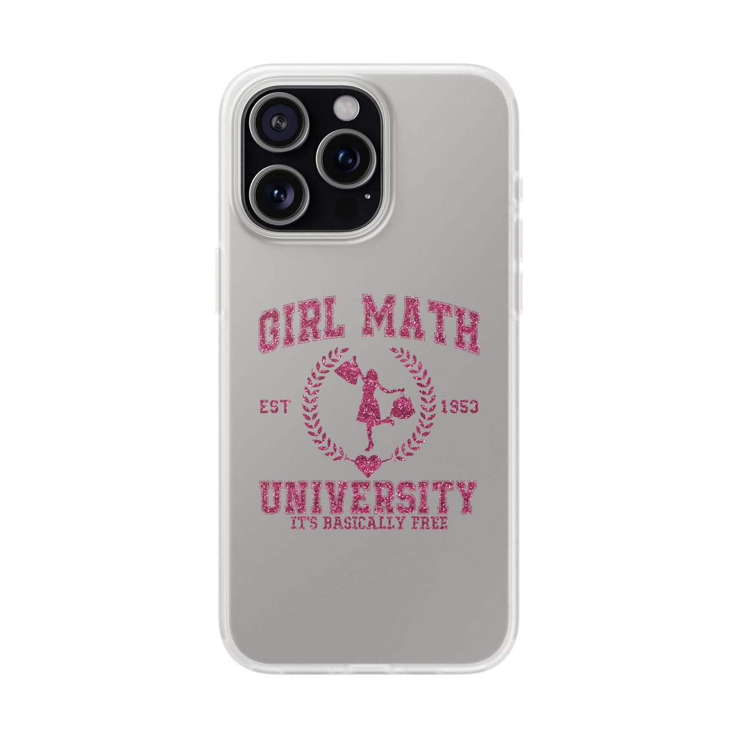 Girl Math University Phone Case – Funny Feminist iPhone Cover ("Girl Math")