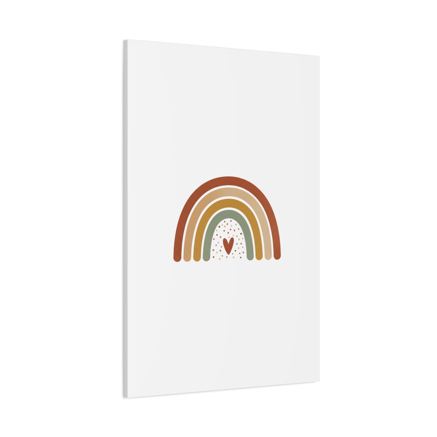 Neutral Rainbow Canvas, Boho Muted Rainbow Nursery Wall Art | Desert Arc Print