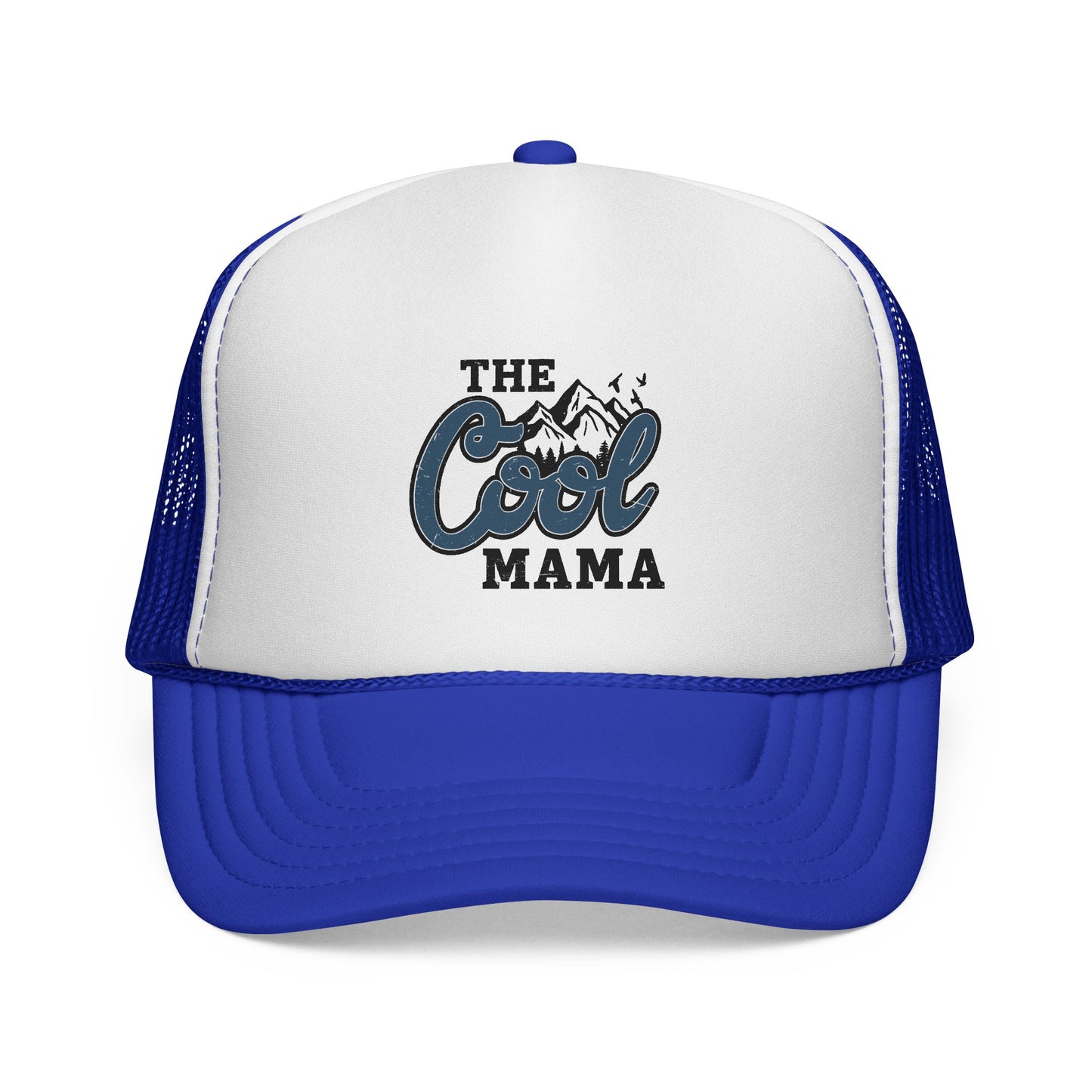 The Cool Mama Trucker Cap - Retro Mountain Mom Hat
