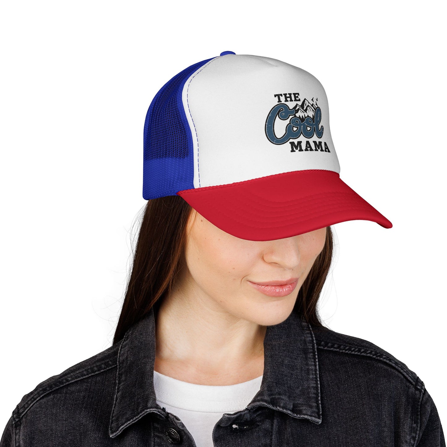 The Cool Mama Trucker Cap - Retro Mountain Mom Hat