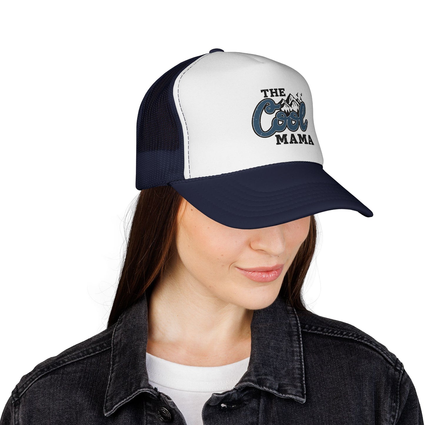 The Cool Mama Trucker Cap - Retro Mountain Mom Hat