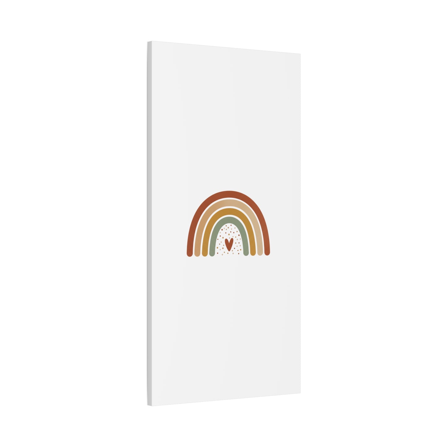 Neutral Rainbow Canvas, Boho Muted Rainbow Nursery Wall Art | Desert Arc Print