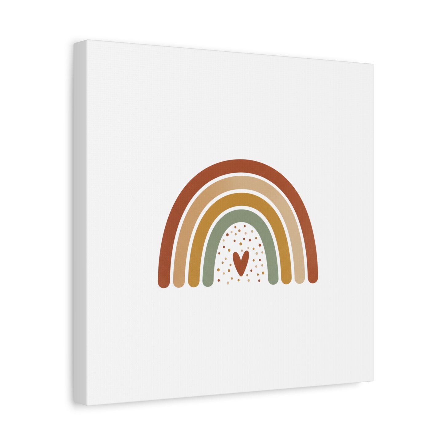 Neutral Rainbow Canvas, Boho Muted Rainbow Nursery Wall Art | Desert Arc Print