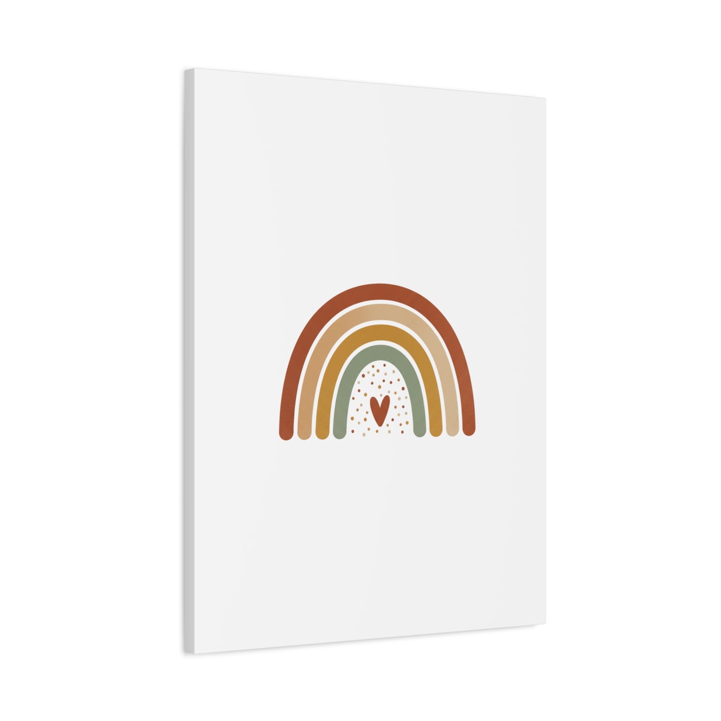 Neutral Rainbow Canvas, Boho Muted Rainbow Nursery Wall Art | Desert Arc Print