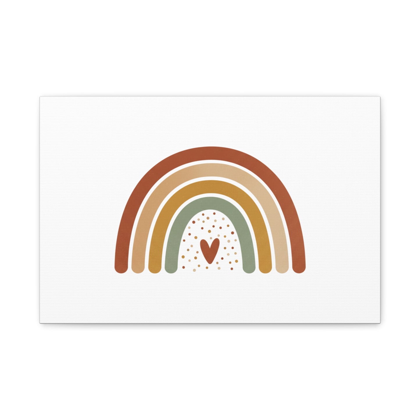 Neutral Rainbow Canvas, Boho Muted Rainbow Nursery Wall Art | Desert Arc Print