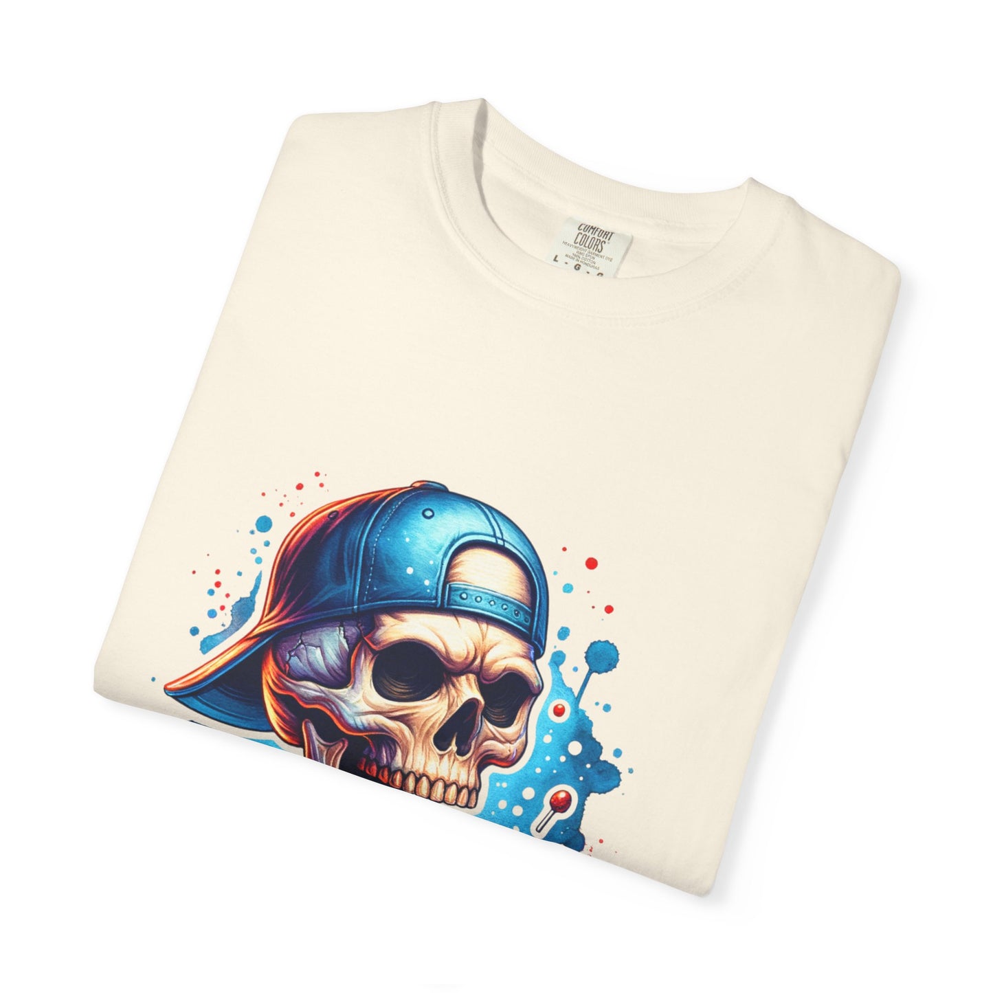 Flippin' Awesome Dad T-Shirt — Skull Chef Burger Graphic Tee for Fathers, Father’s Day Gift