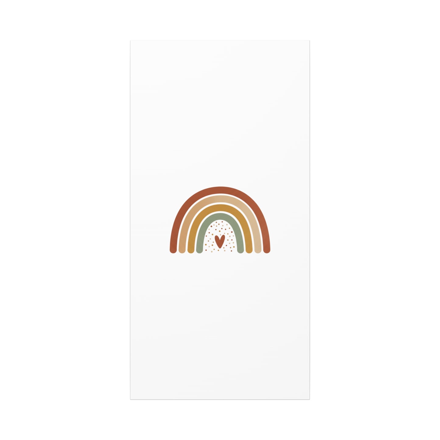 Neutral Rainbow Canvas, Boho Muted Rainbow Nursery Wall Art | Desert Arc Print