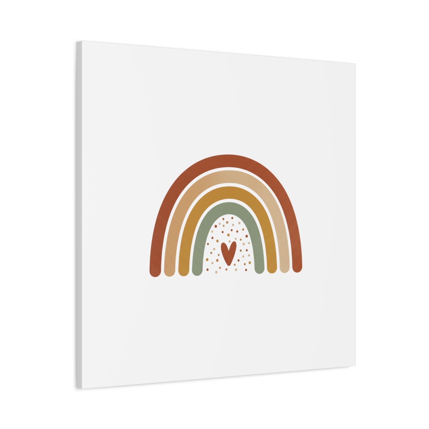 Neutral Rainbow Canvas, Boho Muted Rainbow Nursery Wall Art | Desert Arc Print