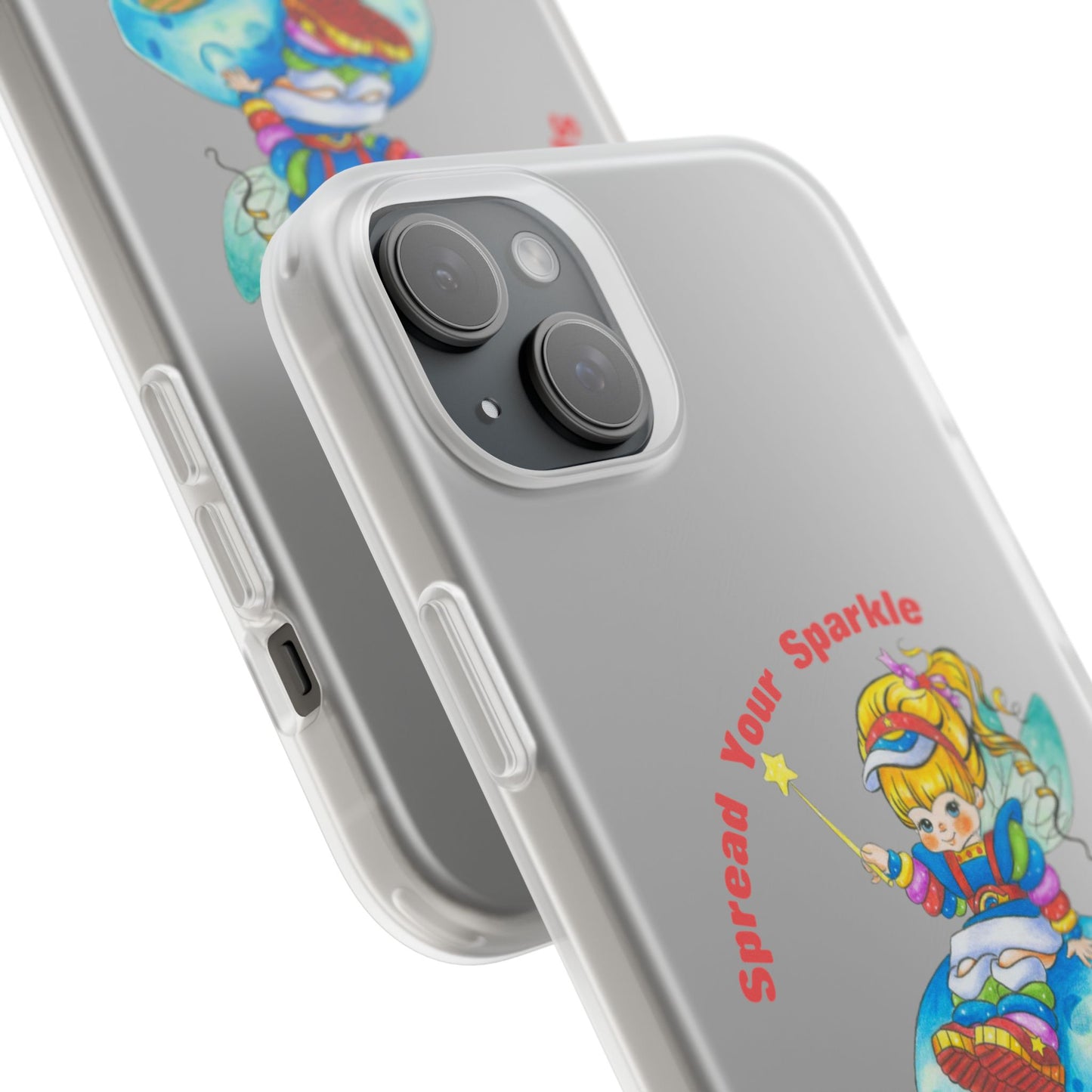 Rainbow Brite Phone Case — "Spread Your Sparkle Wherever You Go" iPhone Flexi Case