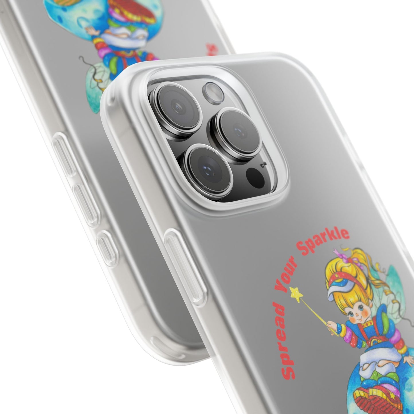Rainbow Brite Phone Case — "Spread Your Sparkle Wherever You Go" iPhone Flexi Case