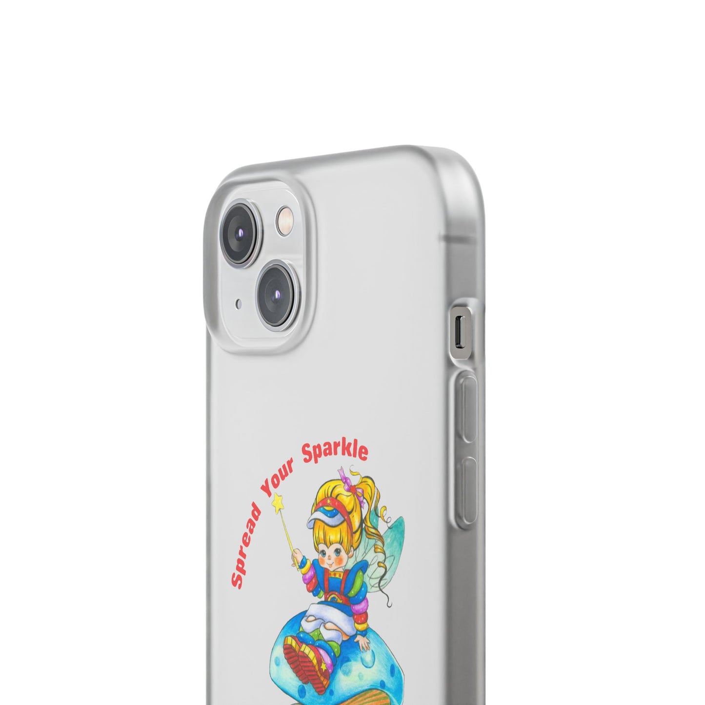 Rainbow Brite Phone Case — "Spread Your Sparkle Wherever You Go" iPhone Flexi Case