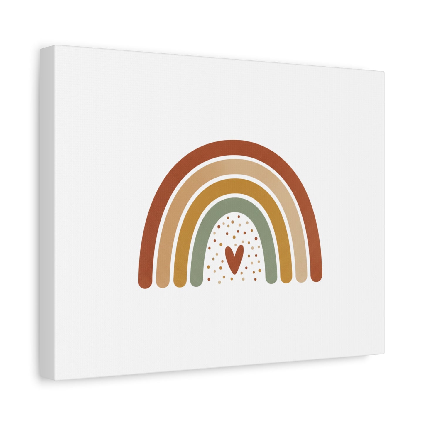 Neutral Rainbow Canvas, Boho Muted Rainbow Nursery Wall Art | Desert Arc Print