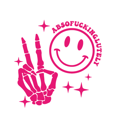 AbsoFuc*inglutely Front Left Chest and Back Digital PNG Download Design