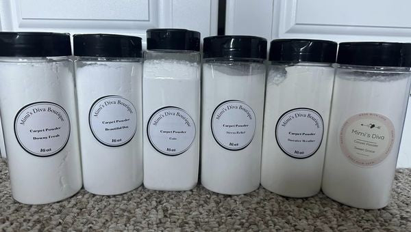 Carpet Freshener Powder Dust 100% Handman 15oz Bottles